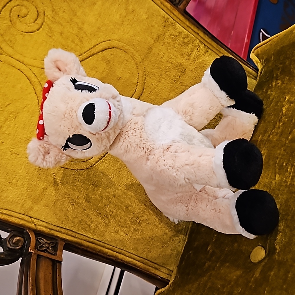 Vintage Rudolph The Red Nose Reindeer Misfit Plush